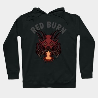 Red burn Hoodie